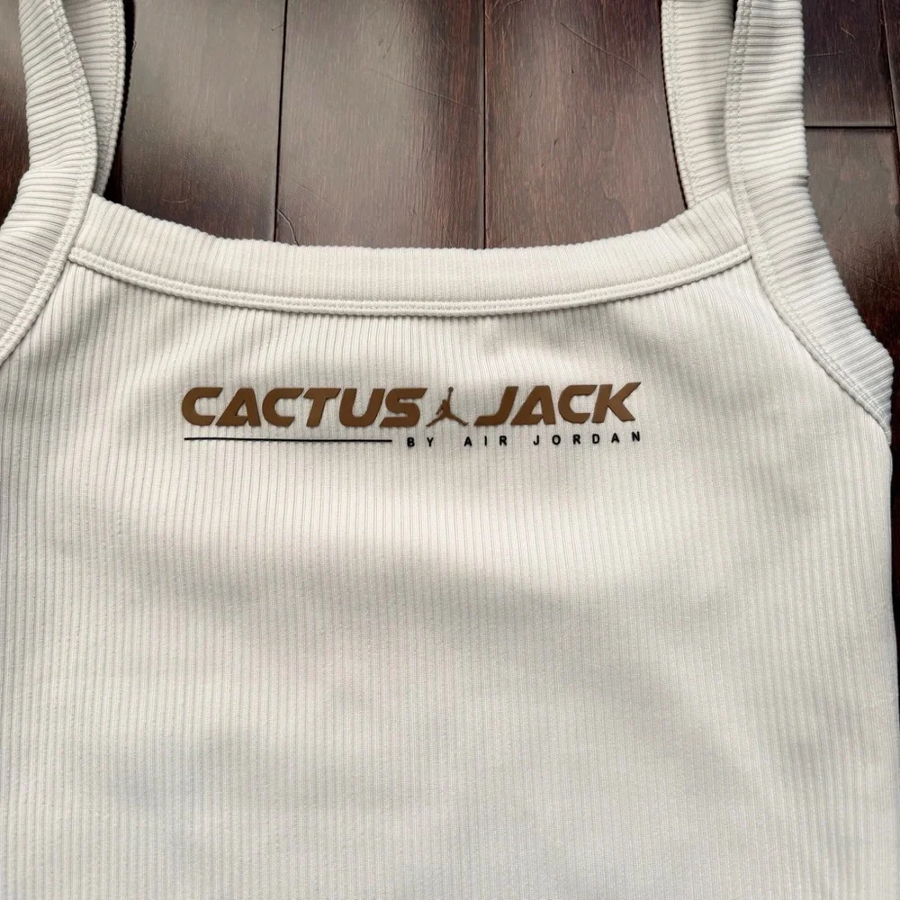Jordan x Travis Scott Cactus Jack Women's Bodysuit Sail - Small - Picture 2 of 9